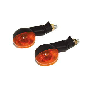 Clignotant SHIN YO - noir/orange - la paire