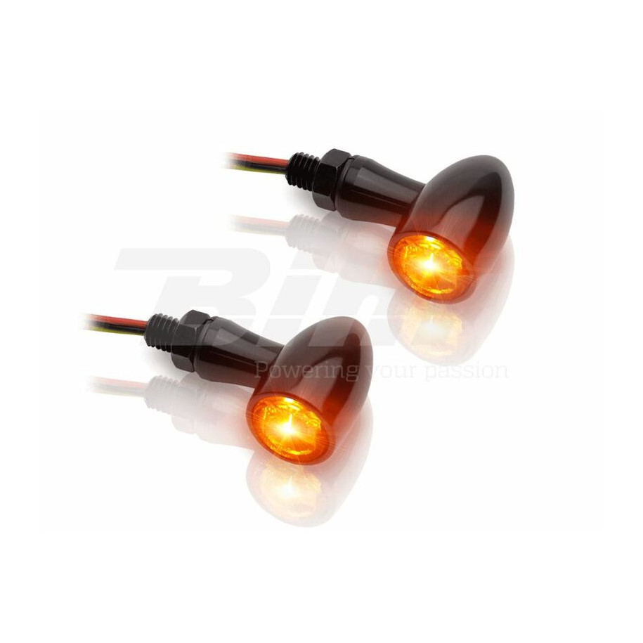 Clignotants LED V-PARTS 12V alu noir