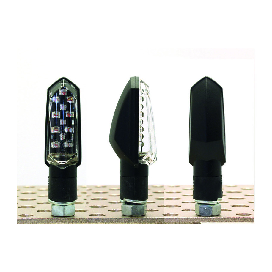 Clignotants V PARTS Bud LED noir universel