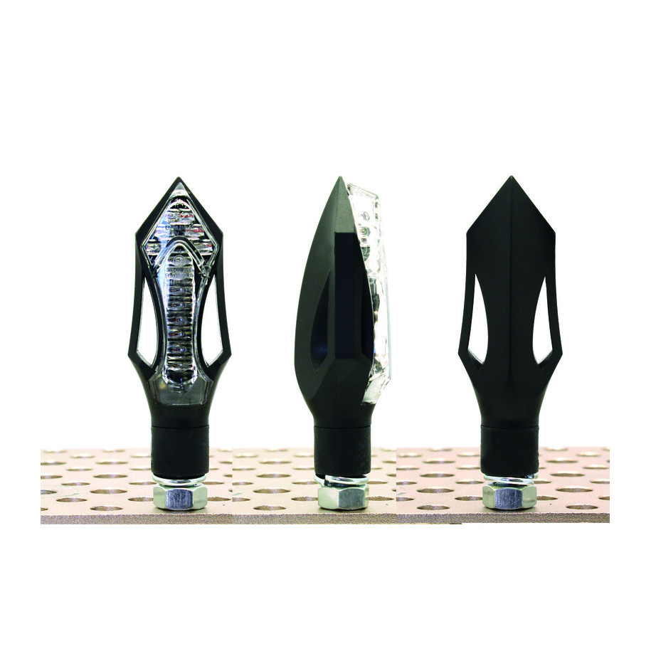 Clignotants V PARTS Arrow LED noir universel