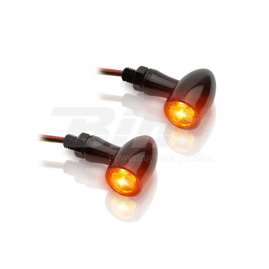 Clignotants LED V-PARTS 12V alu noir