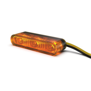 Clignotants LED HIGHSIDER pro - Star-MX1 PRO - noir/orange - homologué E - la paire