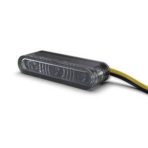 Clignotants LED HIGHSIDER pro - Star-MX1 PRO - noir/fumé - homologué E - la paire
