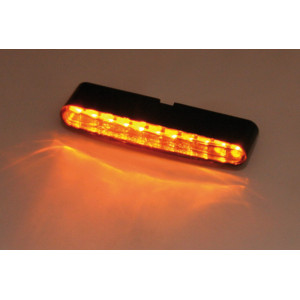 Clignotant intégré LED HIGHSIDER pro - Stripe - noir/fumé - homologué E - la paire