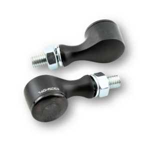 Clignotants LED HIGHSIDER pro - Apollo Classic - noir/fumé - homologué E - la paire