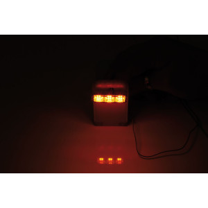 Feu arrière/clignotant  HIGHSIDER smart Shorty 2 Pro Module 3en1 homologué - verre fumé - la paire