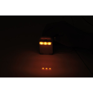 Feu arrière/clignotant  HIGHSIDER smart Shorty 2 Pro Module 3en1 homologué - verre fumé - la paire