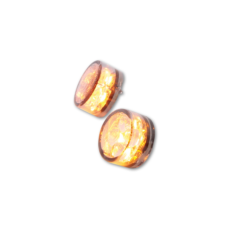 Clignotant LED HIGHSIDER smart Module Sixteen homologué - verre fumé - la paire