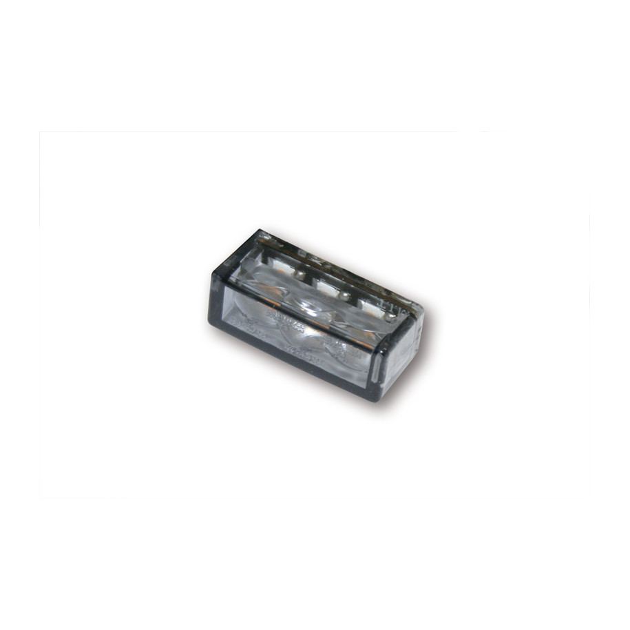 Clignotant LED HIGHSIDER smart Cube-H homologué - verre fumé - la paire
