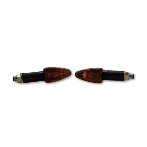 Clignotant  HIGHSIDER smart Arrow Mini homologué - verre orange - la paire