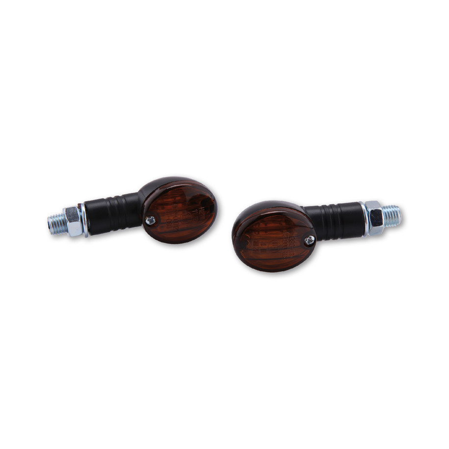 Clignotant  HIGHSIDER smart Micro-Flash Mini homologué - verre fumé - la paire