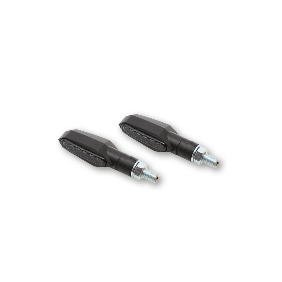 Clignotant LED HIGHSIDER smart Multiface homologué - verre fumé - la paire