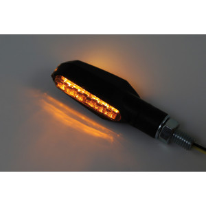 Clignotant LED HIGHSIDER smart Multiface homologué - verre fumé - la paire