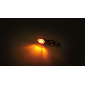 Clignotant LED HIGHSIDER smart Crumb homologué - verre fumé - la paire