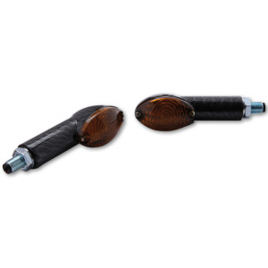 Clignotant  HIGHSIDER smart Cateye Mini homologué - verre fumé - la paire