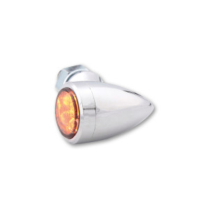 Clignotant LED HIGHSIDER smart Sixteen Bullet homologué - verre fumé - la paire