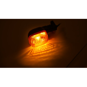 Clignotant  HIGHSIDER smart Duc Style homologué - verre orange - l'unité