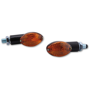 Clignotant  HIGHSIDER smart Cateye Mini homologué - verre orange - la paire