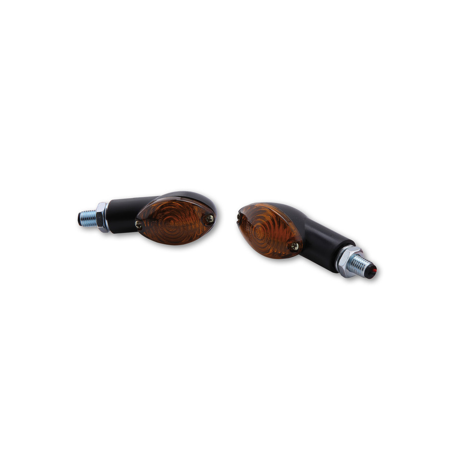 Clignotant  HIGHSIDER smart Cateye Mini homologué - verre fumé - la paire