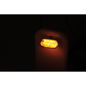 Feu arrière/clignotant  HIGHSIDER smart Module 1 Pro 3en1 homologué - verre fumé - la paire