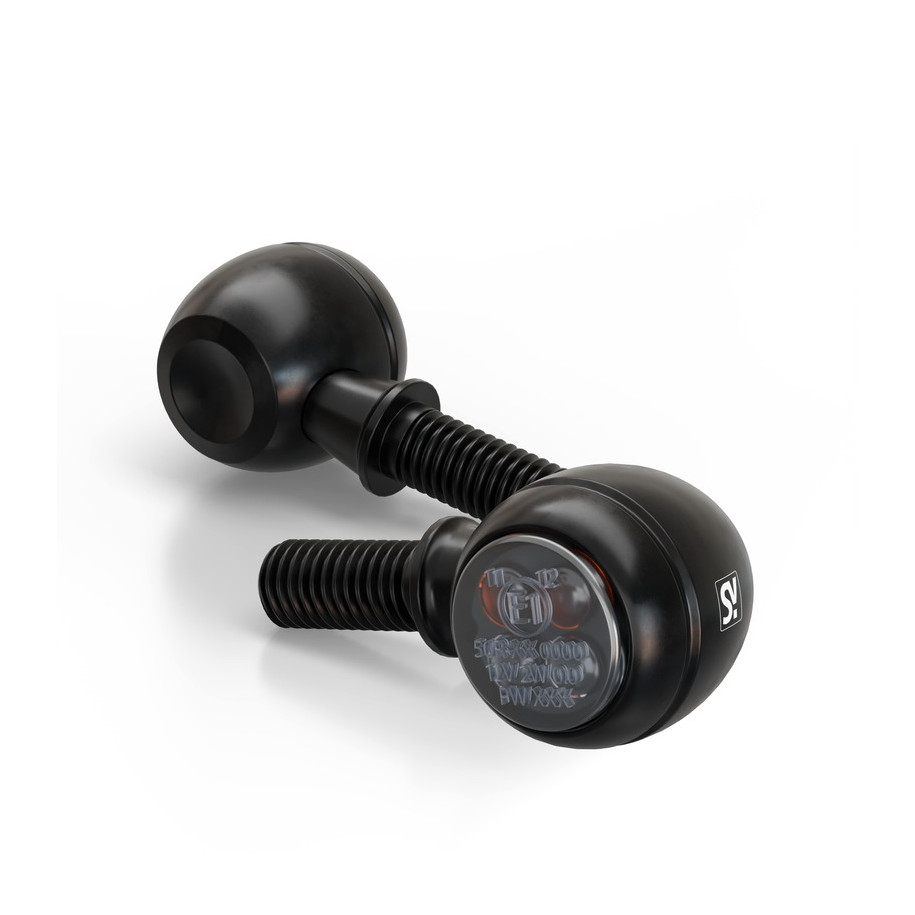 Clignotant/feu de position  HIGHSIDER smart Circula-S 2en1 homologué - verre fumé - la paire