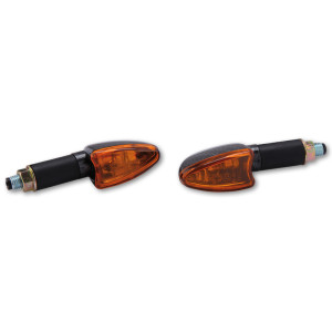 Clignotant  HIGHSIDER smart Arrow Mini homologué - verre orange - la paire