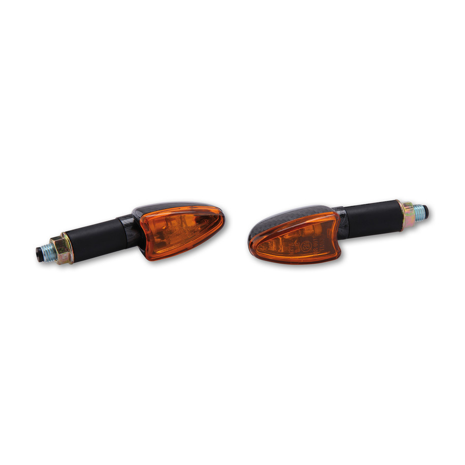 Clignotant  HIGHSIDER smart Arrow Mini homologué - verre orange - la paire