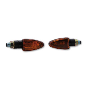 Clignotant  HIGHSIDER smart Arrow Mini homologué - verre orange - la paire