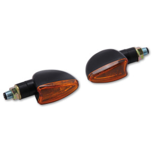 Clignotant  HIGHSIDER smart Arrow Mini homologué - verre orange - la paire