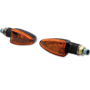 Clignotant  HIGHSIDER smart Arrow Mini homologué - verre orange - la paire