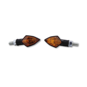 Clignotant  HIGHSIDER smart Rock Mini homologué - verre orange - la paire