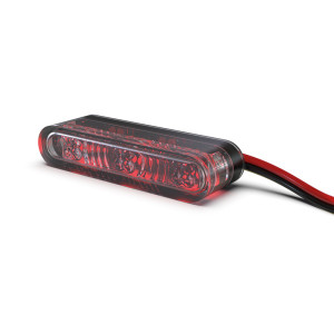 Feu arrière/clignotant LED HIGHSIDER pro Star-MX1 Pro Module 3en1 homologué - verre fumé - la paire