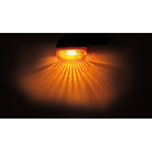 Clignotant  HIGHSIDER smart Duc Style homologué - verre orange - l'unité