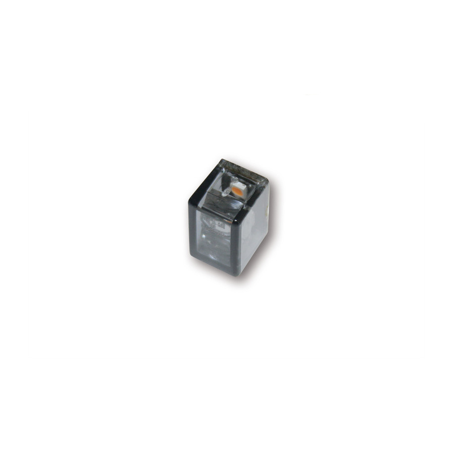 Clignotant LED HIGHSIDER smart Micro Cube-V homologué - verre fumé - la paire