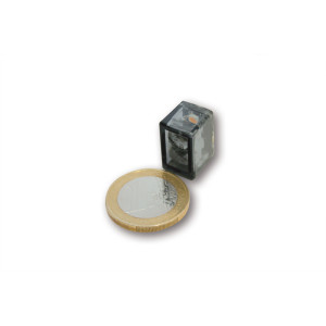 Clignotant LED HIGHSIDER smart Micro Cube-V homologué - verre fumé - la paire