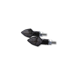 Clignotant LED HIGHSIDER smart Rock homologué - verre fumé - la paire