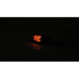 Clignotant LED HIGHSIDER smart Rock homologué - verre fumé - la paire