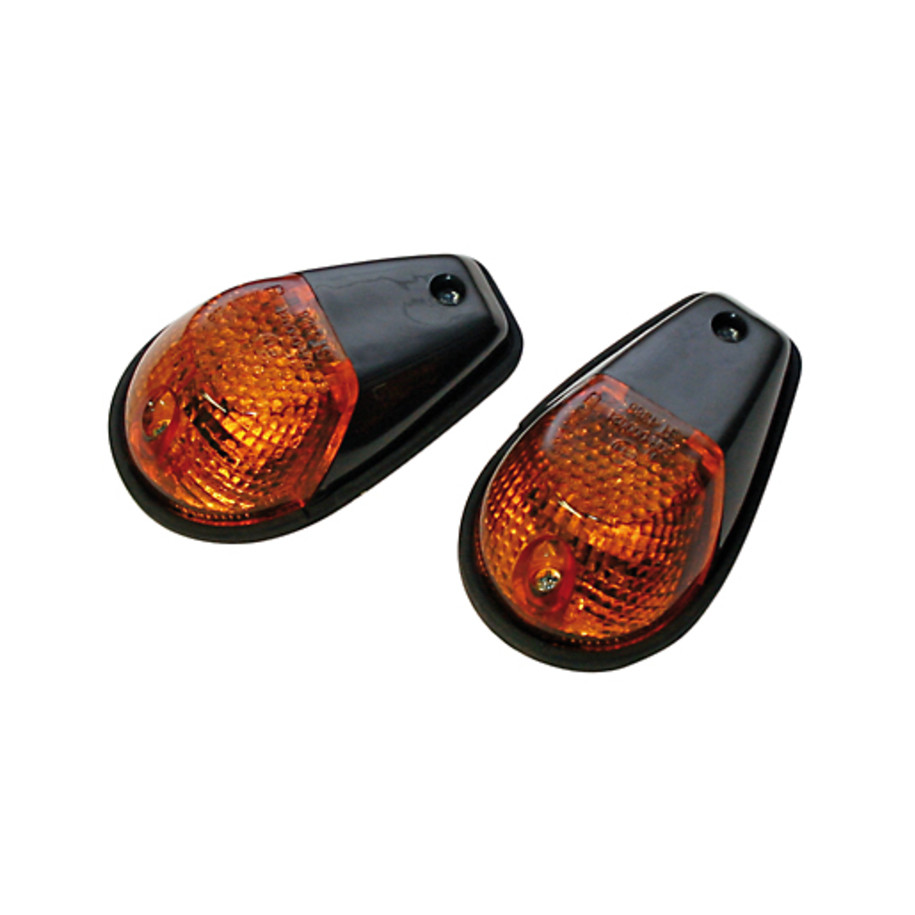 Clignotant de carénage HIGHSIDER smart homologué - verre fumé - la paire