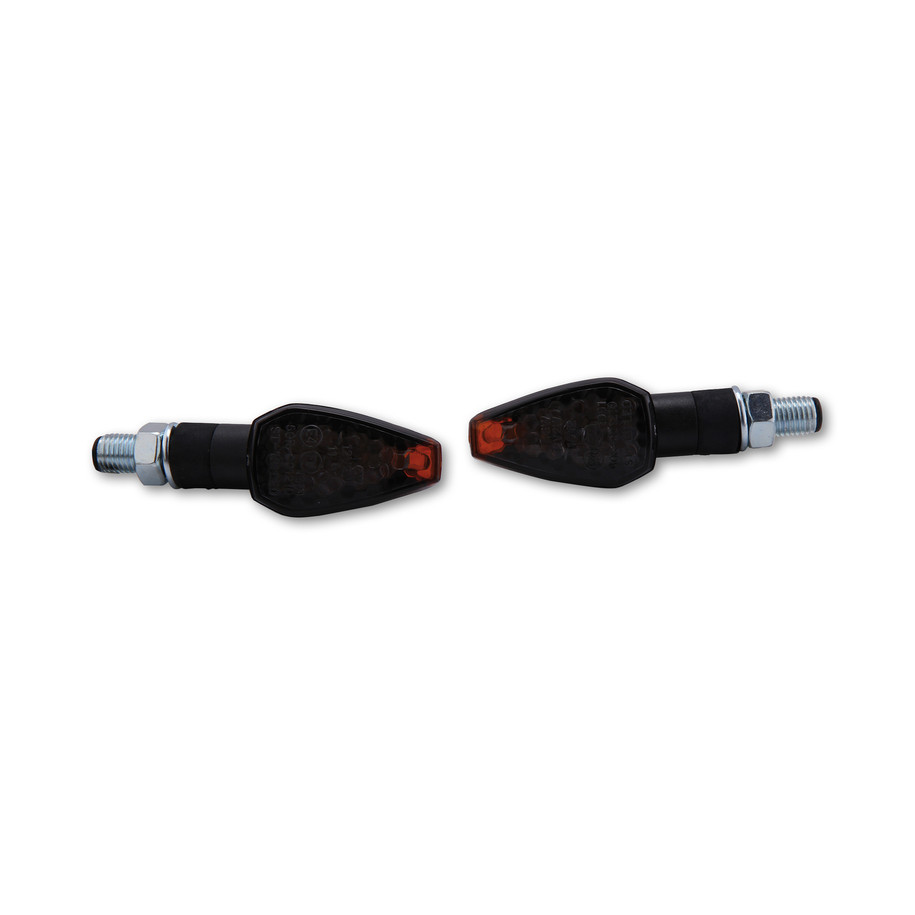 Clignotant LED HIGHSIDER smart Peak homologué - verre fumé - la paire
