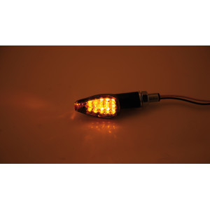 Clignotant LED HIGHSIDER smart Peak homologué - verre fumé - la paire