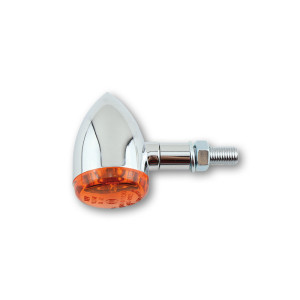 Clignotant  HIGHSIDER smart Bullet Light homologué - verre orange - la paire