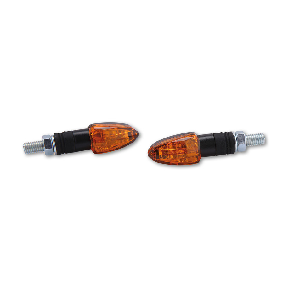 Clignotant  HIGHSIDER smart Lizzard homologué - verre orange - la paire