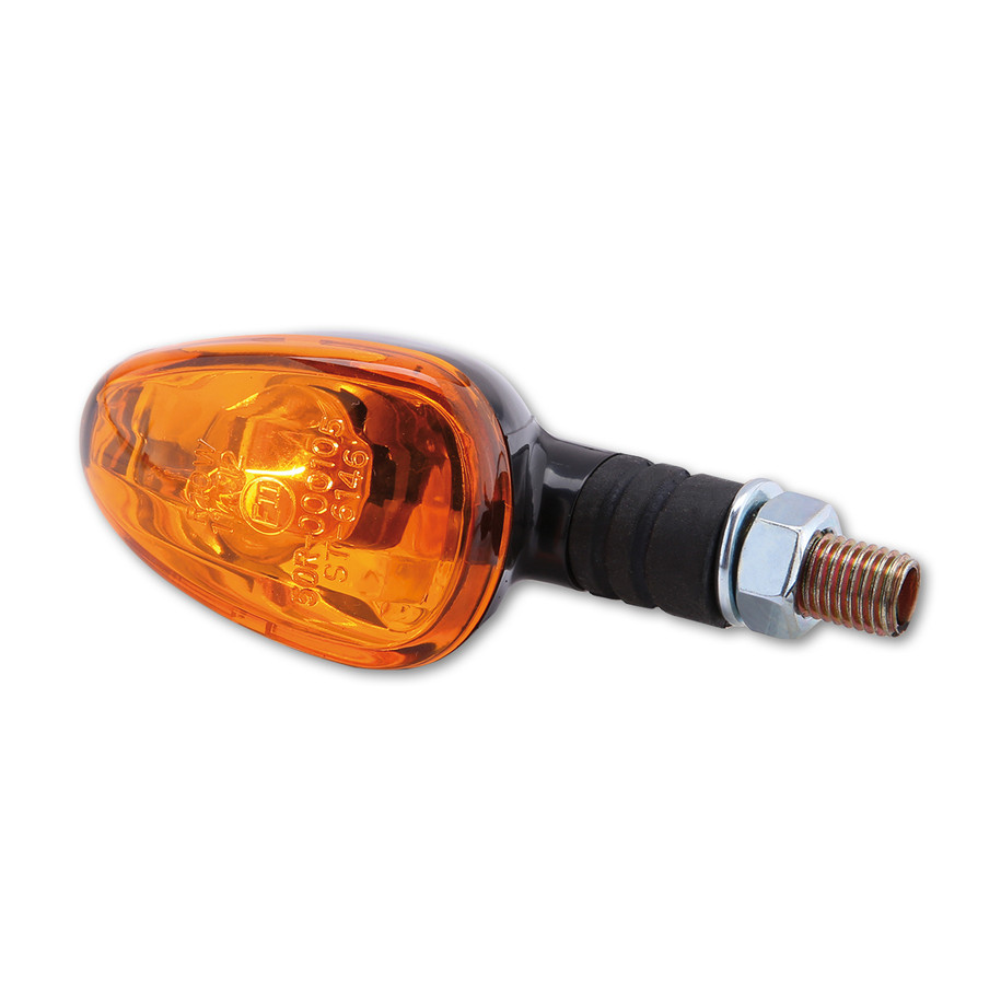 Clignotant  HIGHSIDER smart Little Duke Mini homologué - verre orange - la paire