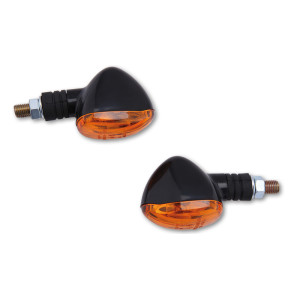 Clignotant  HIGHSIDER smart Little Duke Mini homologué - verre orange - la paire