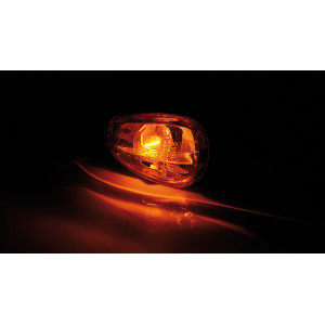 Clignotant  HIGHSIDER smart Little Duke Mini homologué - verre orange - la paire