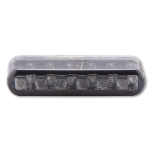 Clignotant LED embout de guidon HIGHSIDER smart Shorty homologué - verre fumé - la paire