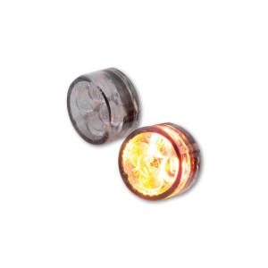 Feu arrière/clignotant LED HIGHSIDER smart Module Sixteen 3en1 homologué - verre fumé - la paire