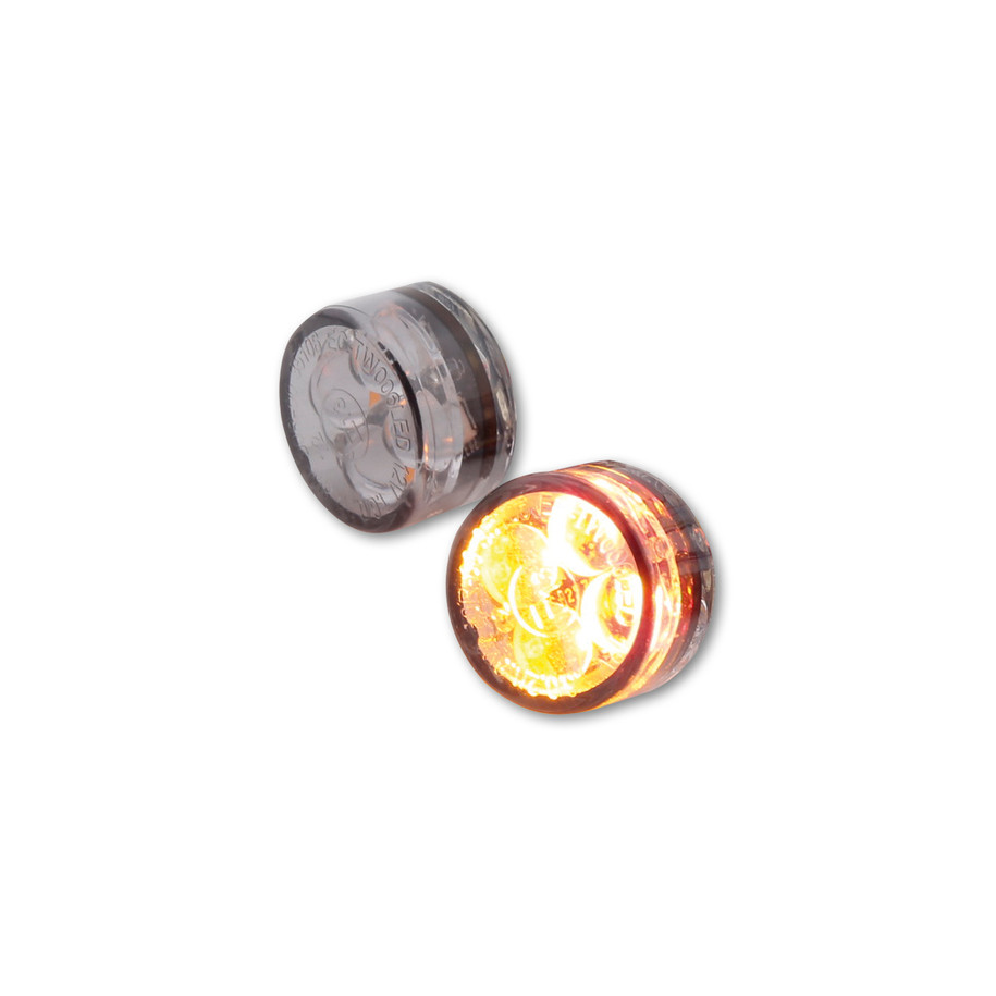 Feu arrière/clignotant LED HIGHSIDER smart Module Sixteen 3en1 homologué - verre fumé - la paire