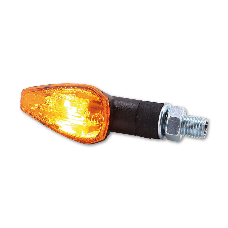 Clignotant  HIGHSIDER smart Peak homologué - verre orange - la paire