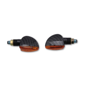 Clignotant  HIGHSIDER smart Arrow Mini homologué - verre orange - la paire